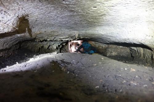 Niedriger Kriechtunnel