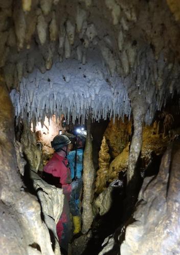 Blick in die Tropfsteinkammer