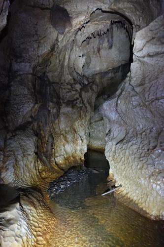 Canyongang mit ausgekolktem Dckenbereich
