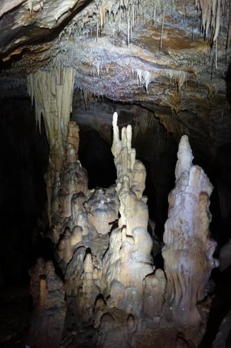 Große Stalagmiten