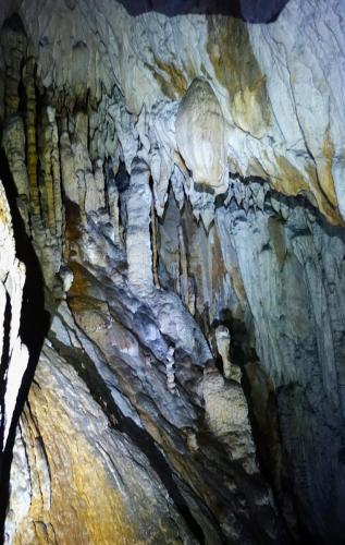 Stalagaten im oberen Bereich der Eingangshalle