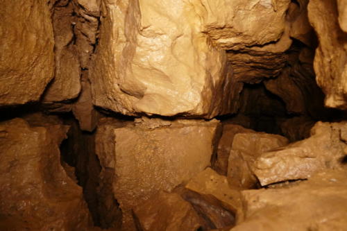 Kluftkreuz in zweiter Halle