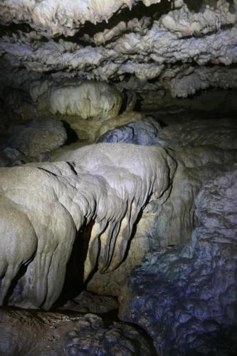 Farbige Tropfsteinformationen